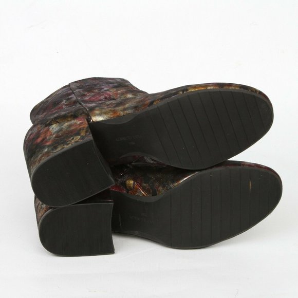 Kenneth Cole Reeve Floral High Heel Ankle Boot 11M - Picture 11 of 12